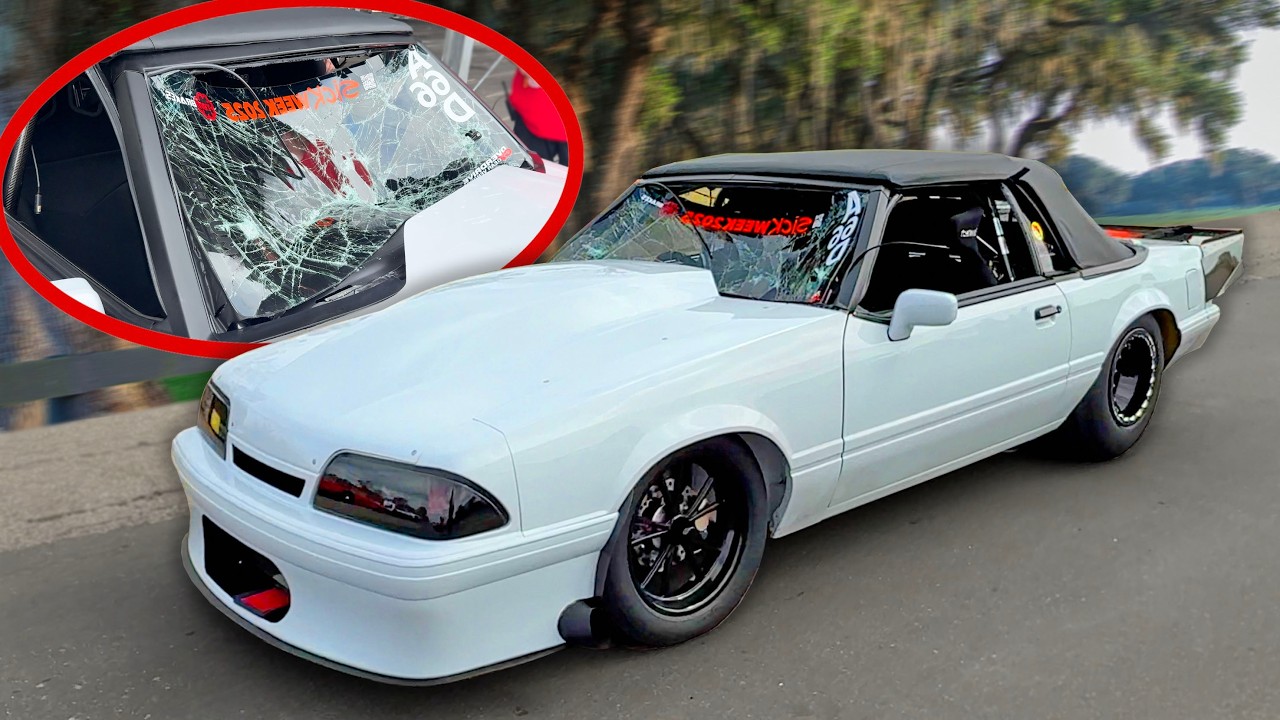 BangShift.com Sick Week Day 2 Highlights: Windshield Shatters at 223 MPH, Big Block Tesla and Epic Speed Unleashed – More Action and Carnage!