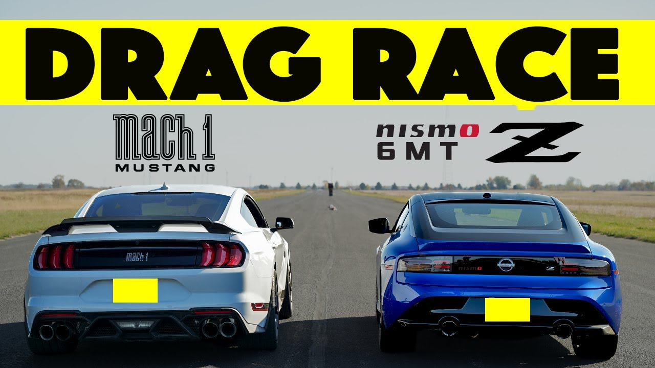 Head-to-Head Showdown: Nissan Z Performance vs. Ford Mustang Mach 1 – Roll and Dig Challenge