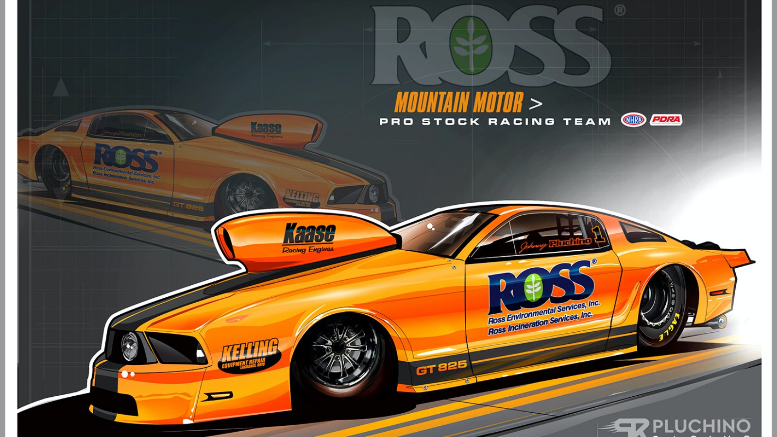 Johnny Pluchino Joins Banner Ross Environmental Services at the Mountain Motor Pro Stock Invitational