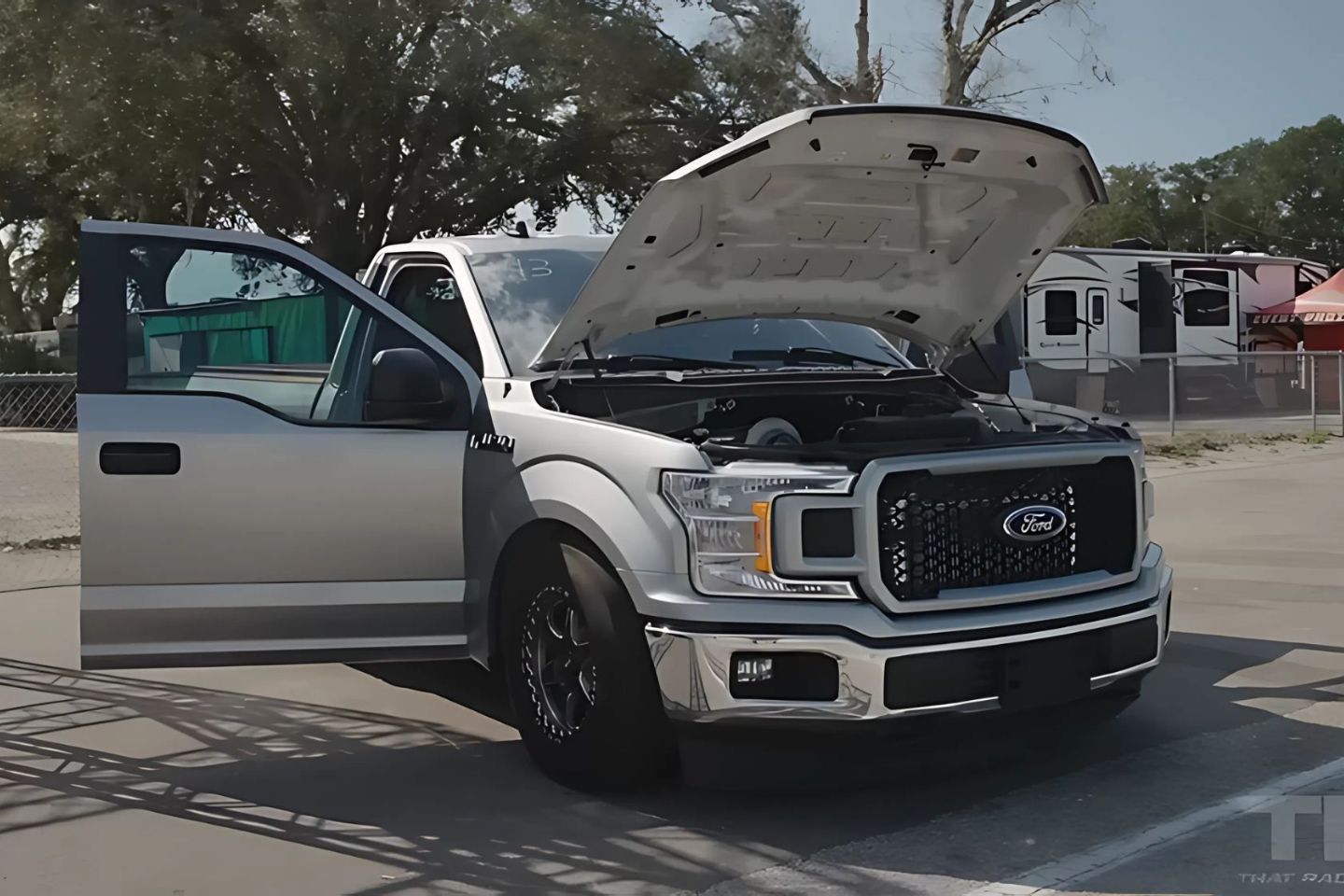1,700-HP Ford F-150 Work Truck Takes on the Track