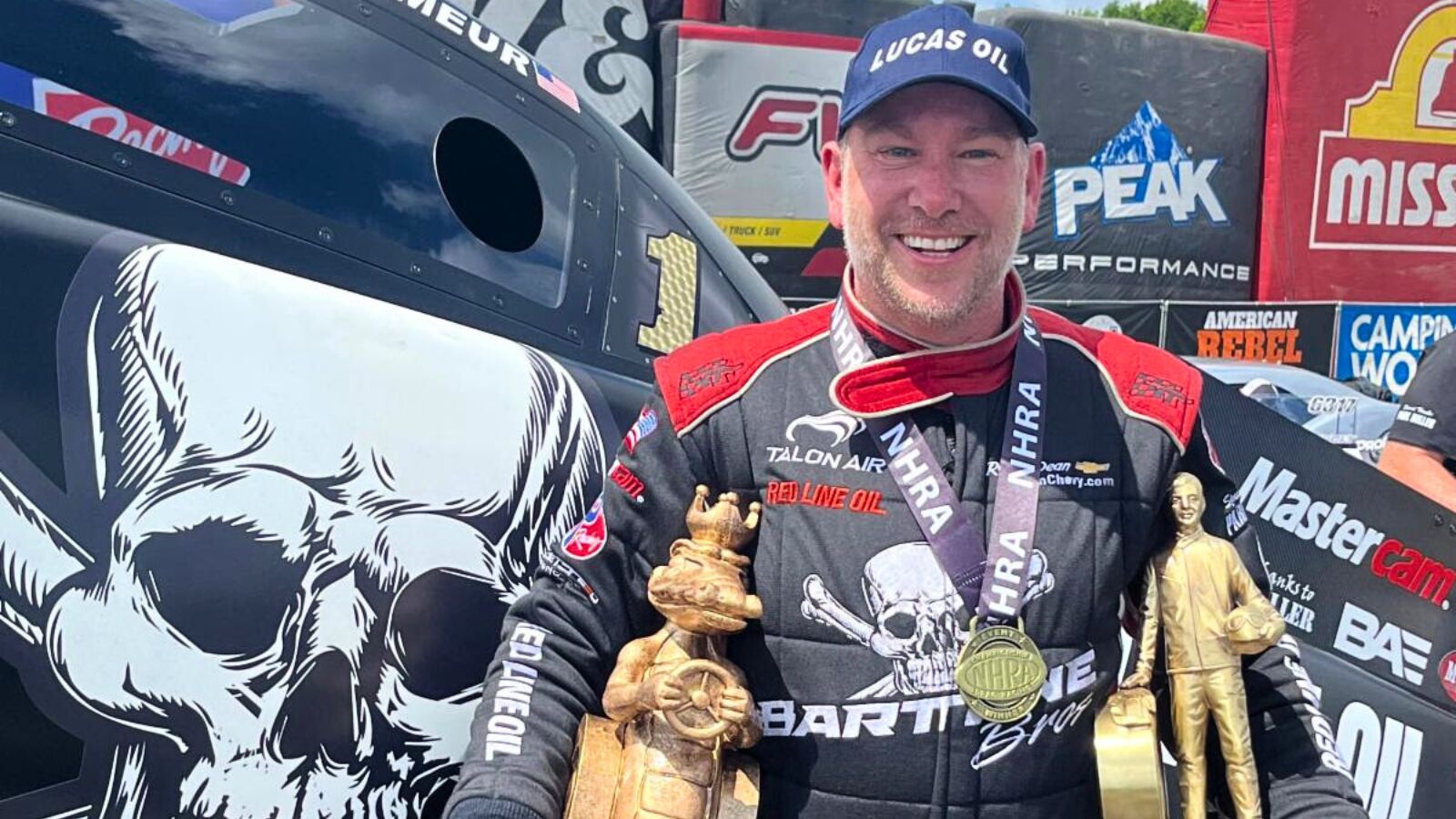 Rewrite this title better Bartone Bros. Racing Make NHRA History Winning the Gatornationals in Top Alcohol Funny Car