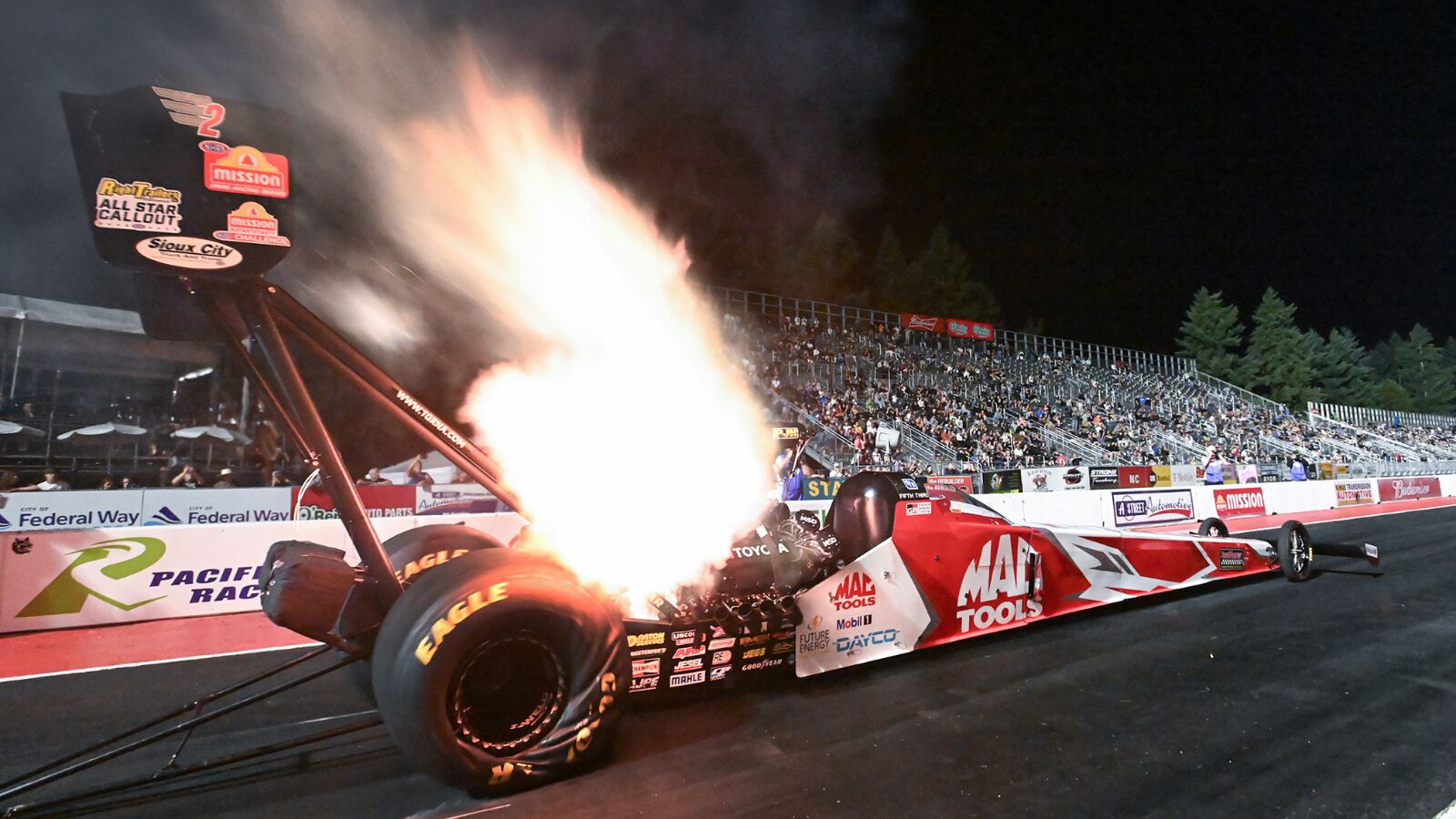 Kalitta Shines in Seattle, Just Short of Track Record