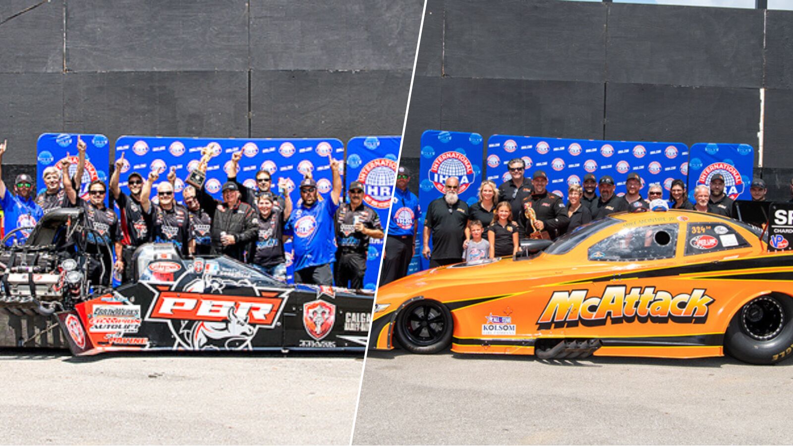 Palmer and McIntire Make History with Victories at Inaugural IHRA Outlaw Nitro Series at Darana Raceway