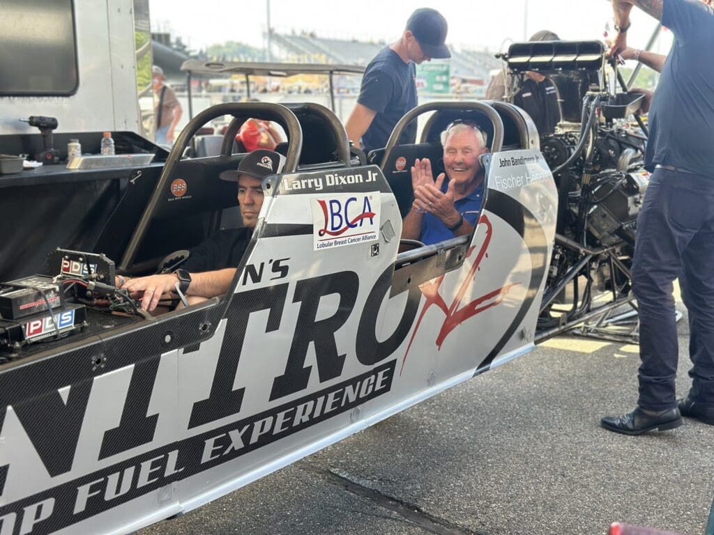 87-Year-Old Bandimere Takes an Unforgettable Thrill Ride in Top Fuel Car!