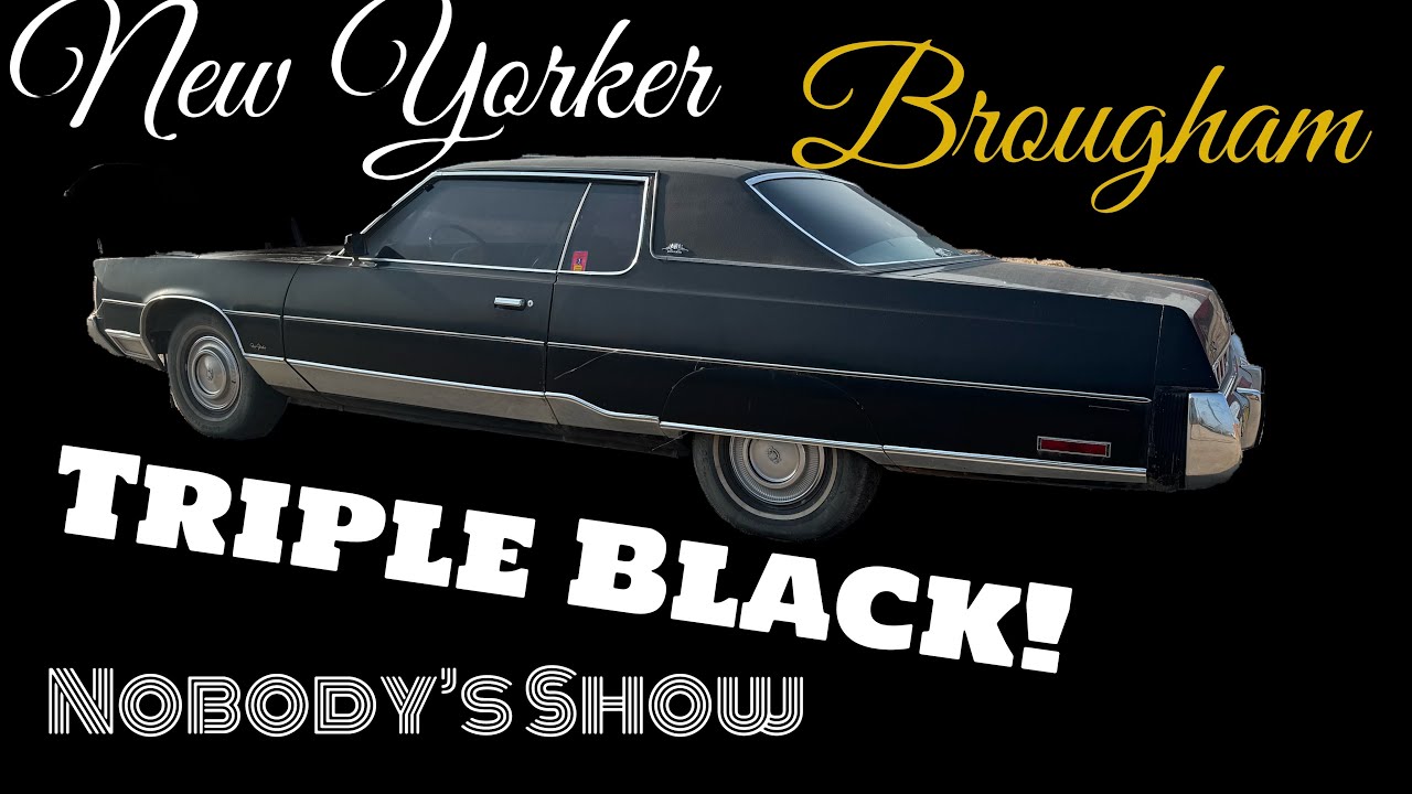 <p><strong>BangShift.com Unveils Exciting New Wrecking Yard Find: A Luxurious 1974 Chrysler New Yorker Brougham Coupe in Striking Triple Black—Fully Loaded!</strong></p>