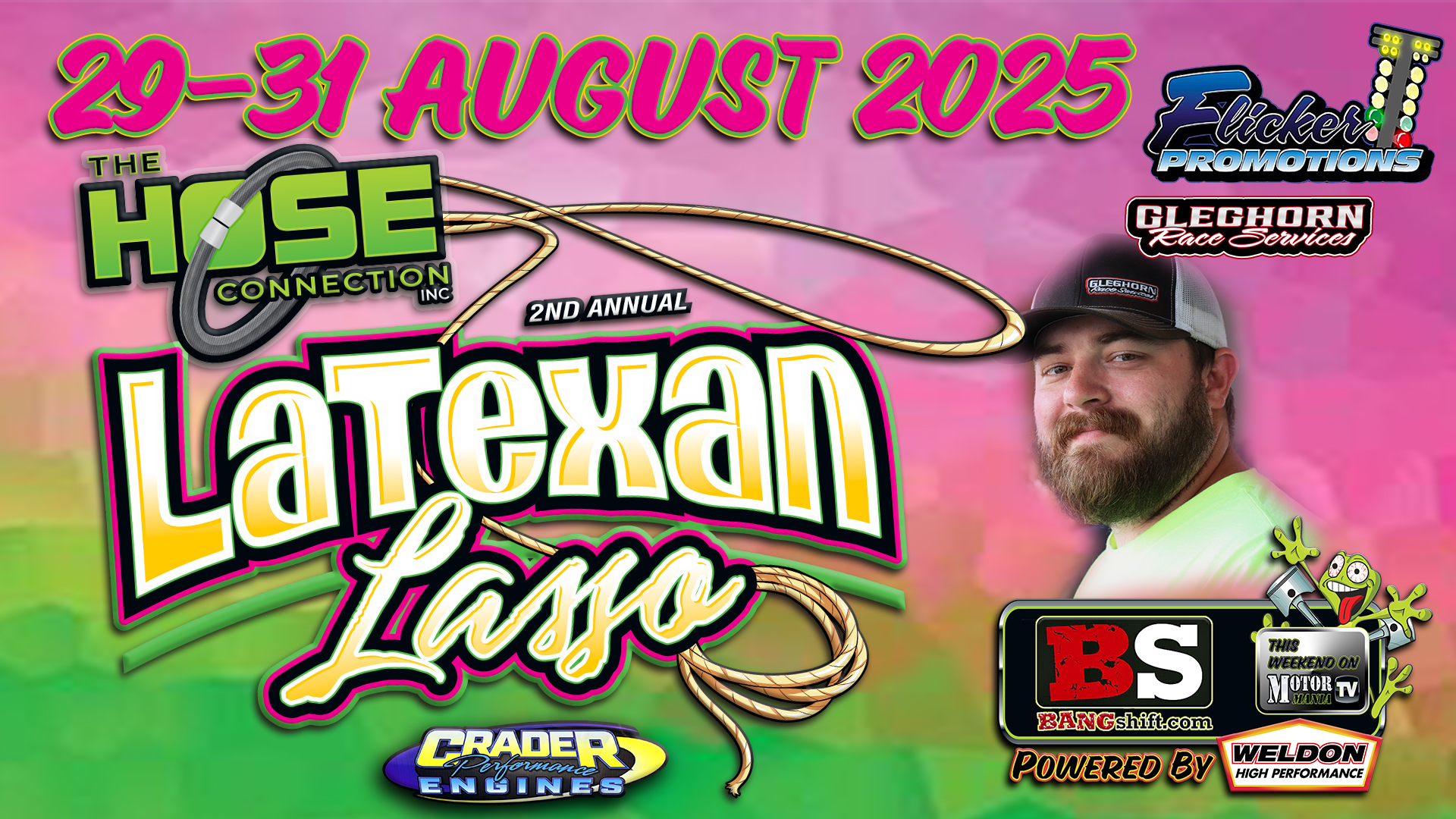 Live Stream the 2nd Annual La Texan Lasso Big Money Bracket Race at Texas Motorplex – FREE on BangShift.com!
