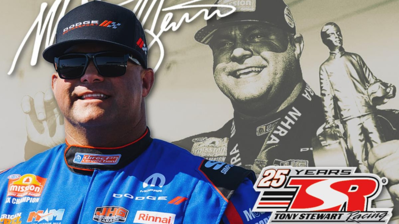 Matt Hagan Extends Contract with Tony Stewart Racing for Multiple Years