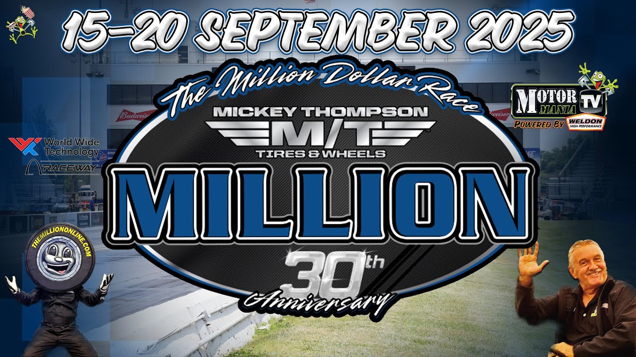 <p><strong>BangShift.com Presents: The 30th Annual Million Dollar Race – Authentic OG Million with $100,000 Big Money Bracket Racing Thursday and Saturday!</strong></p>