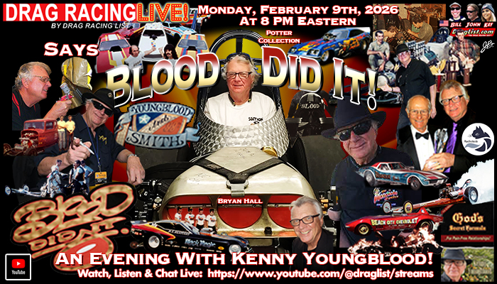 Revving Up: Kenny Youngblood Makes His Epic Return to Drag Racing Live on February 9, 2026!