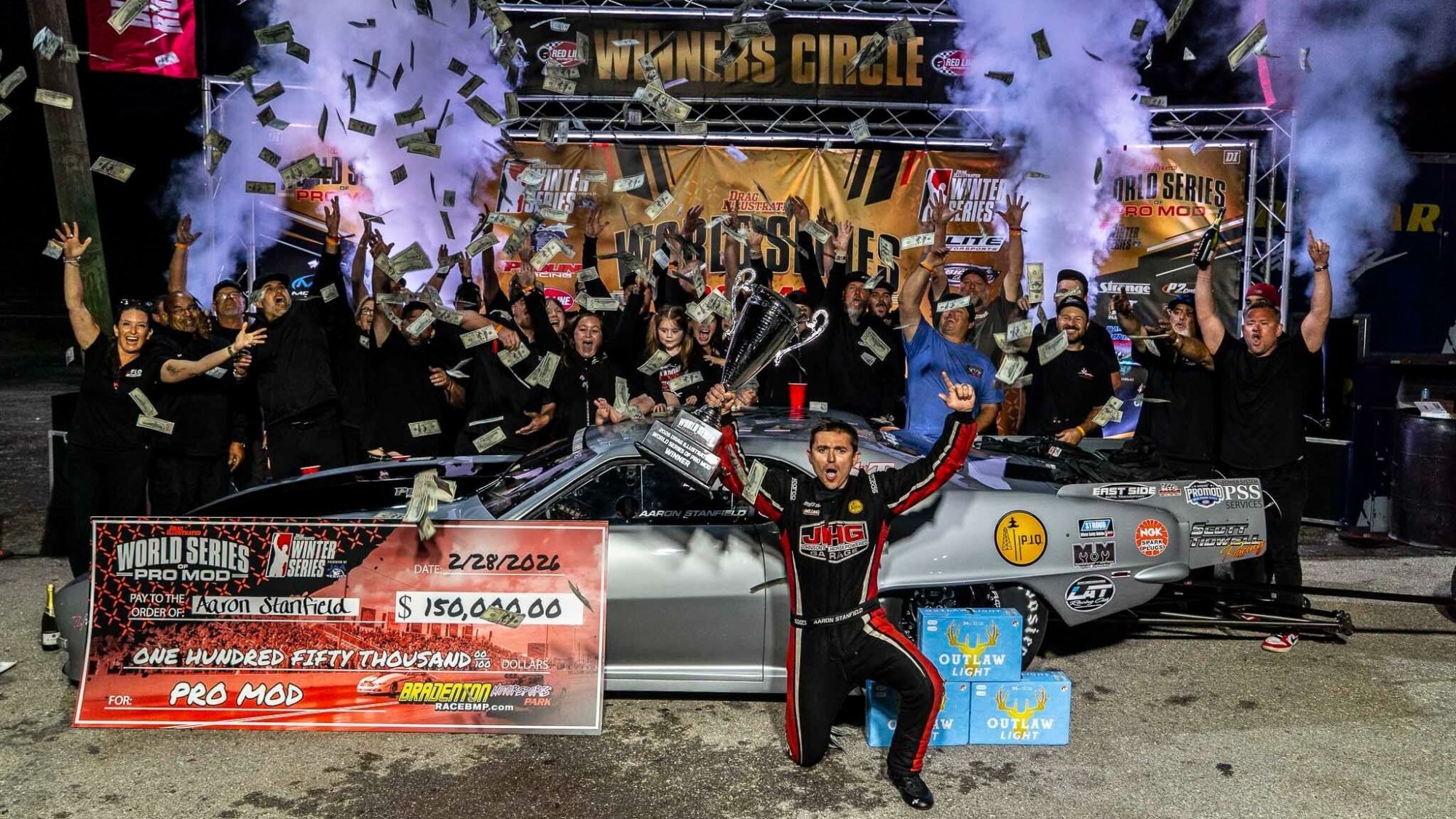 Aaron Stanfield Makes History as the 2026 World Series of Pro Mod Champion