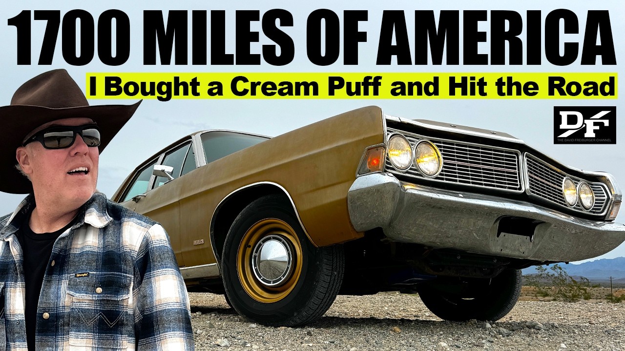 Exploring Americana: Freiburger’s Epic Road Trip in a 1968 Ford Galaxie Uncovers Abandoned Gems!