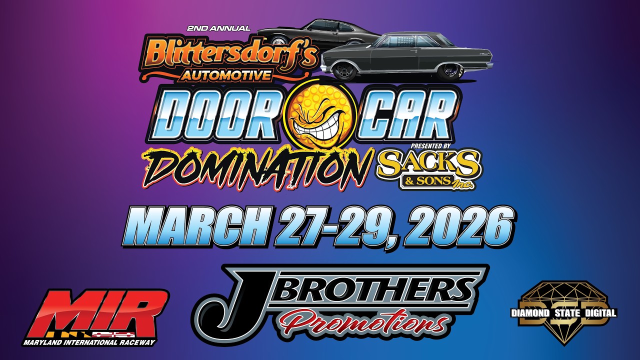 Join Us for the FREE Livestream of Door Car Domination 2026 at Maryland International Raceway – Sunday on BangShift.com!