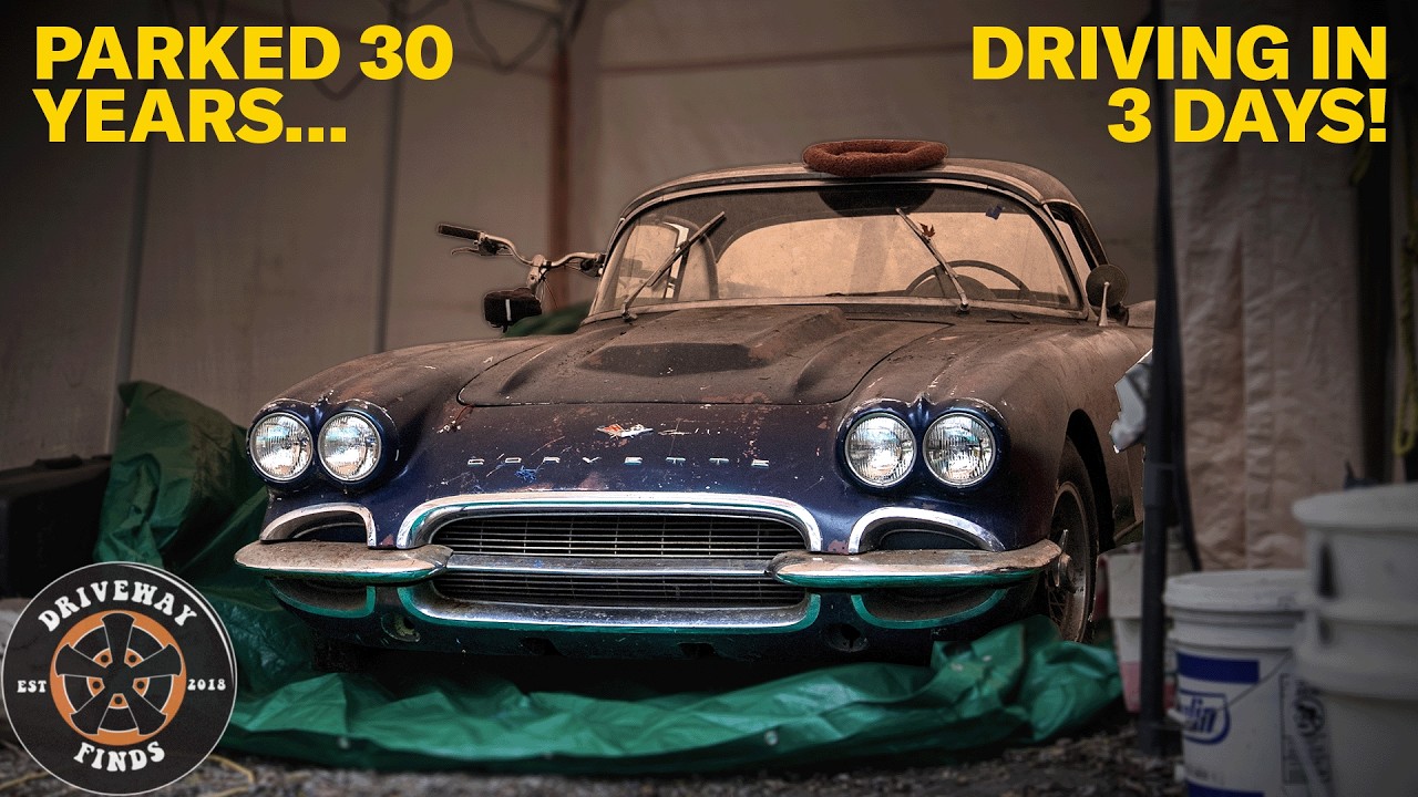 Rediscovering a Legend: Can This 1961 Hot Rod Corvette, Stalled for Over 30 Years, Hit the Road Again?