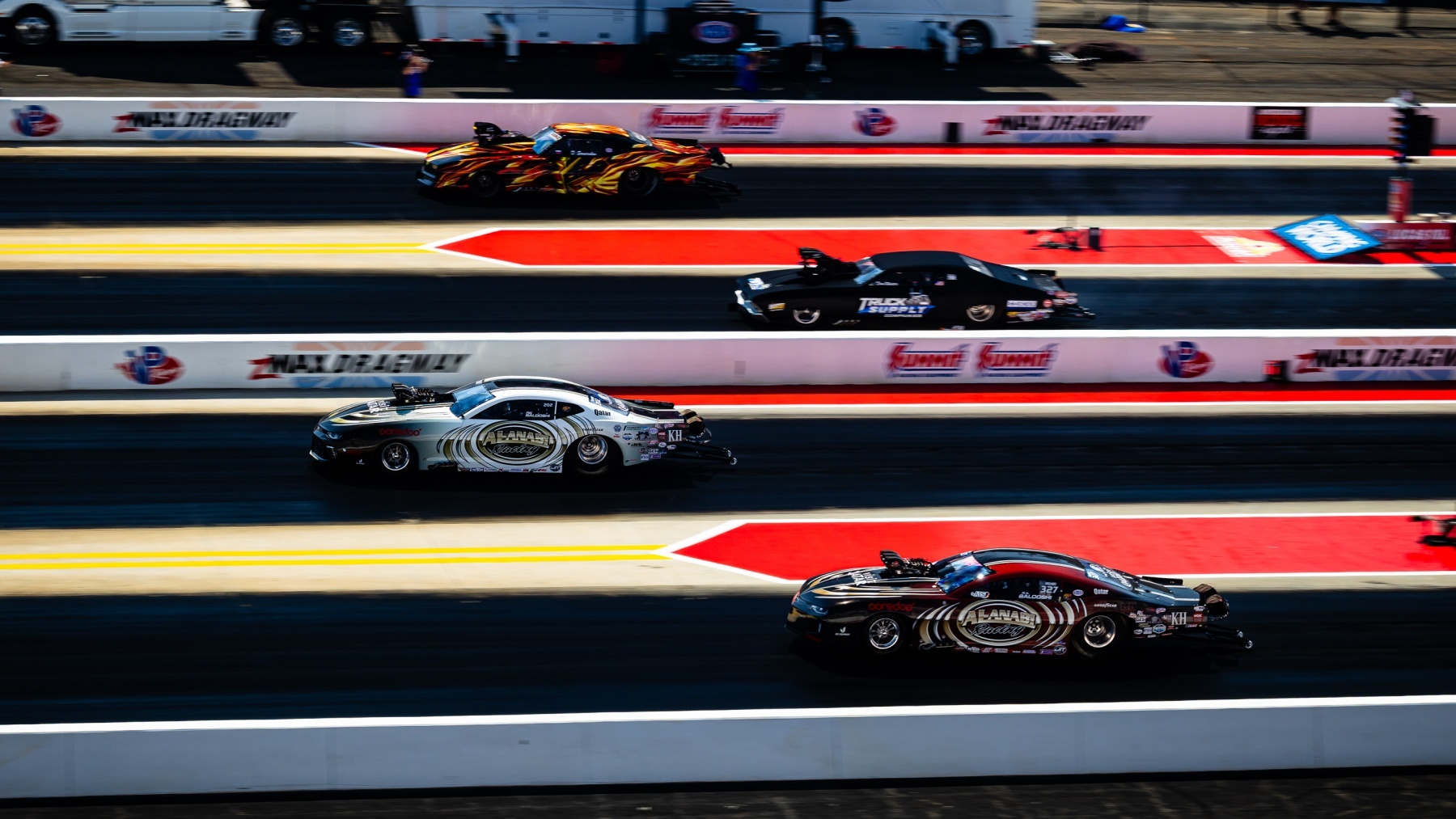 Jerry Bickel Race Cars Delivers Free to zMAX Dragway for NHRA 4-Wide Nationals!