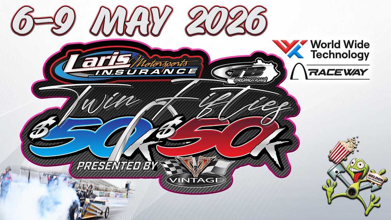 <p><strong>BangShift.com Presents FREE LIVE DRAG RACING: Don’t Miss the Twin 50’s Big Money Bracket Showdown in St. Louis! Saturday’s $50,000 Race Awaits!</strong></p>