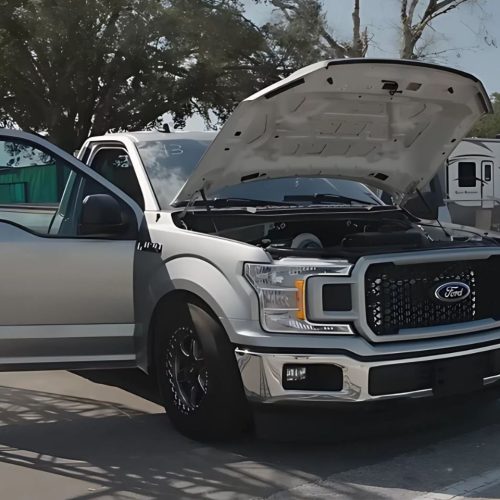 1,700-HP Ford F-150 Work Truck Takes on the Track