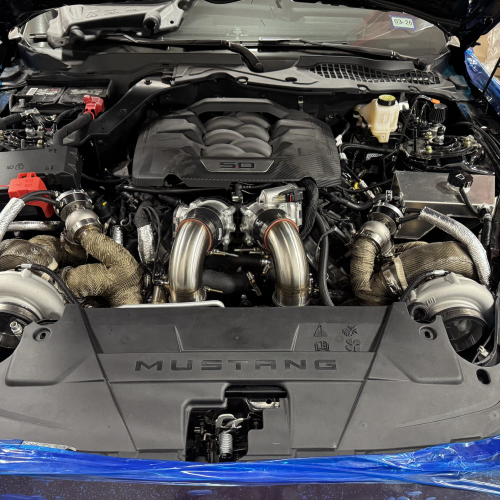 2024 Mustang with Top-Mount Turbocharger Hits the Dyno: Performance Unleashed!