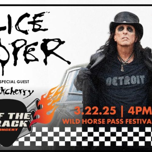 Alice Cooper to Headline ‘Off the Track’ Concert Following NHRA Arizona Nationals Qualifying
