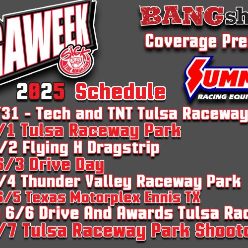 <p><strong>BangShift.com MEGAWEEK LIVE: Experience the Largest Drag and Drive Event in History Kicking Off with Saturday Test and Tune!</strong></p>