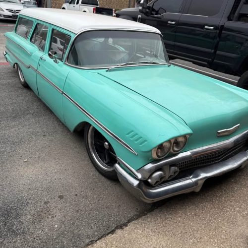 BangShift.com Marketplace Find: This 1958 Chevrolet Yeoman Station Wagon Is LS Swapped, On Air, And More! Awesome Power Tour Ride!