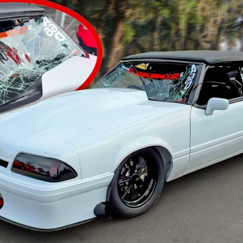 BangShift.com Sick Week Day 2 Highlights: Windshield Shatters at 223 MPH, Big Block Tesla and Epic Speed Unleashed – More Action and Carnage!