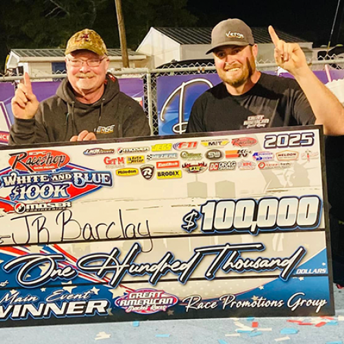 Barclay Triumphs with $100K Victory at GABR Red, White, and Blue Event