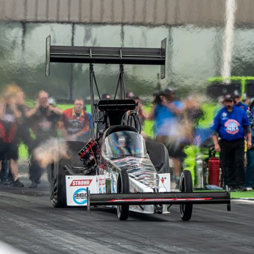 Callaway, Worsham, Harris, Rice, and Stanton Dominate as Top Qualifiers at IHRA Outlaw Nitro Series in Hebron, Ohio