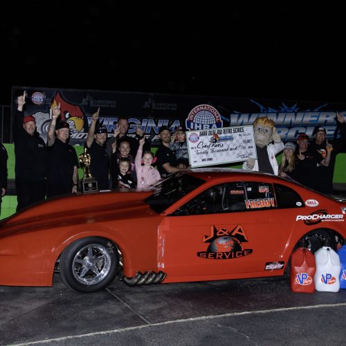 Cory Reed Clinches Consecutive Wins in IHRA Small Tire BRATZ Driving Manny Buginga’s ‘Freddy’ Ford Mustang