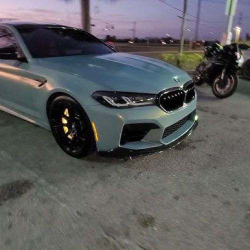 Daytime Showdown: Chevy Camaro LT1 vs. BMW M5 Competition