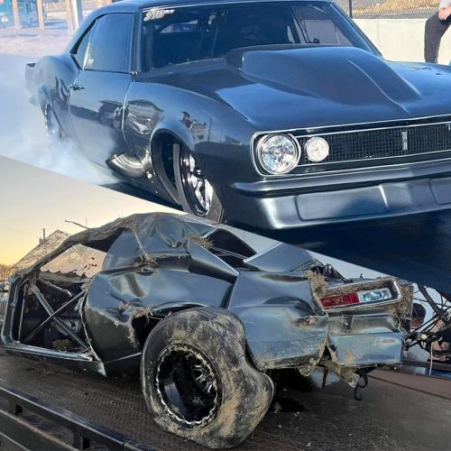 Devastating Crash Cuts Short Small-Tire Racer’s Debut with New Car