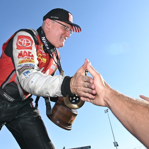 Doug Kalitta in High Spirits as He Prepares for In-N-Out Burger NHRA Finals Championship Showdown