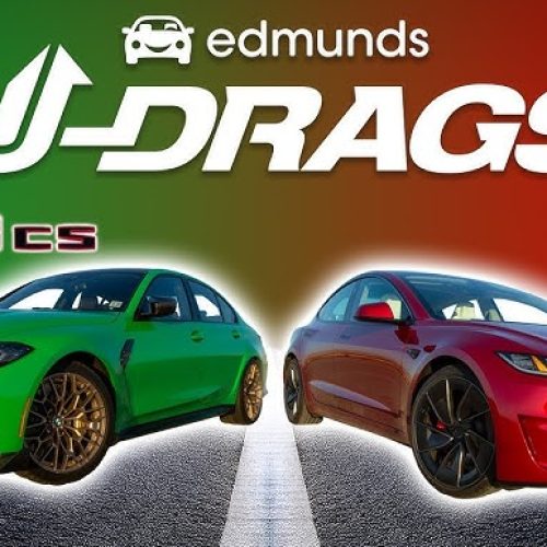 Edmunds U-Drags: Tesla Model 3 Performance Squared Off Against BMW M3 CS
