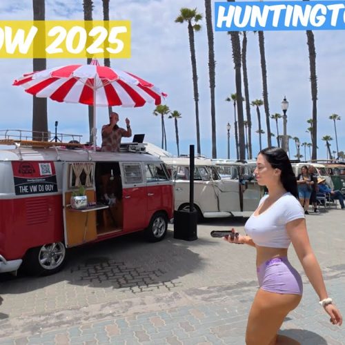 Huntington Beach VW Bus Invasion: A Celebration of Surf Culture and Classic VW Style!