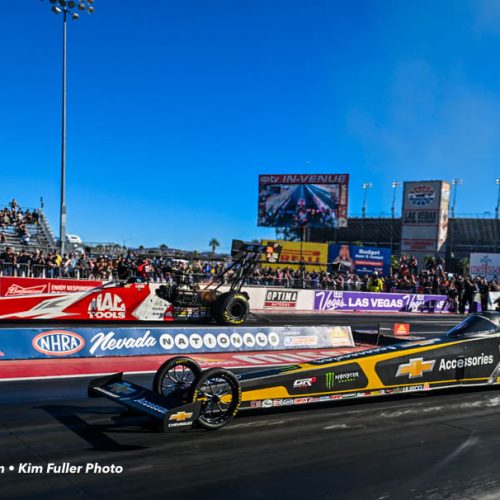 NHRA Nevada Nationals Winners Force, Hagan, Glenn, and Herrera Set Sights on In-N-Out Burger Pomona Dragstrip