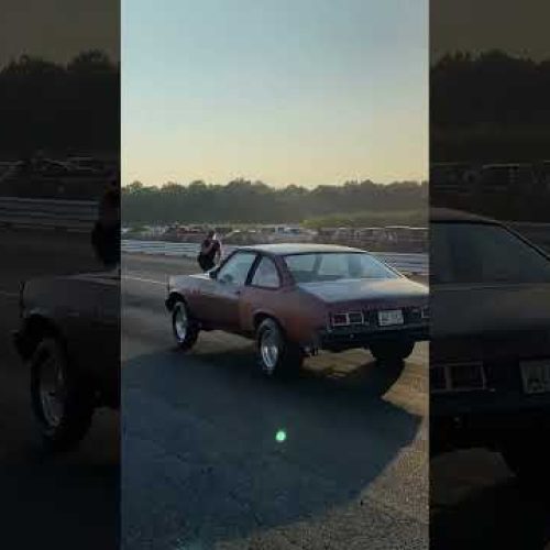 Revving Up the Rusty Nova: A Small Block Powerhouse on the Drag Strip! #Chevy #Nova #DragRacing #NoPrep #SmallTire #Horsepower #Shorts
