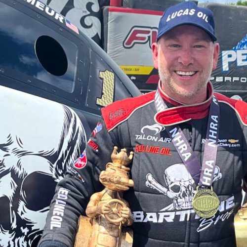 Rewrite this title better Bartone Bros. Racing Make NHRA History Winning the Gatornationals in Top Alcohol Funny Car