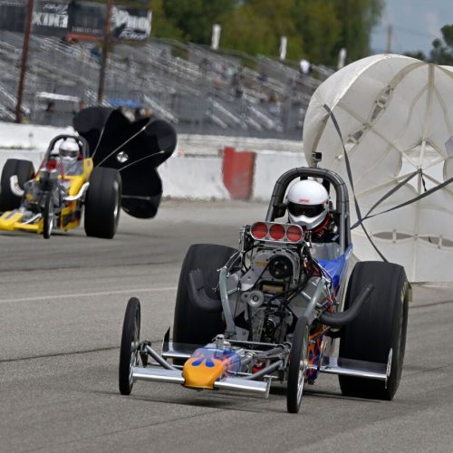Rewrite this title better GALLERY: American Nostalgia Racing Association 2025 Season Opener at Famoso Dragstrip