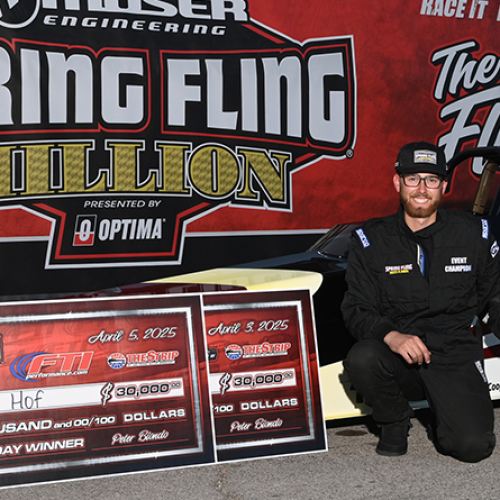 Rewrite this title better Justin Hof Wins Last Day For Laris/FTI $60K at the Moser Spring Fling Million