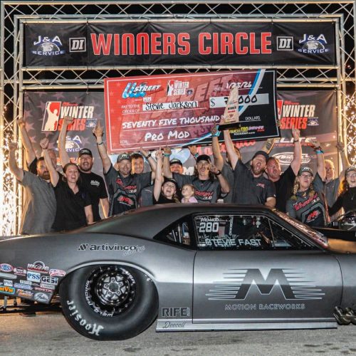 Stevie “Fast” Jackson Clinches $75,000 Pro Mod Victory at U.S. Street Nationals with Shadow 3.0