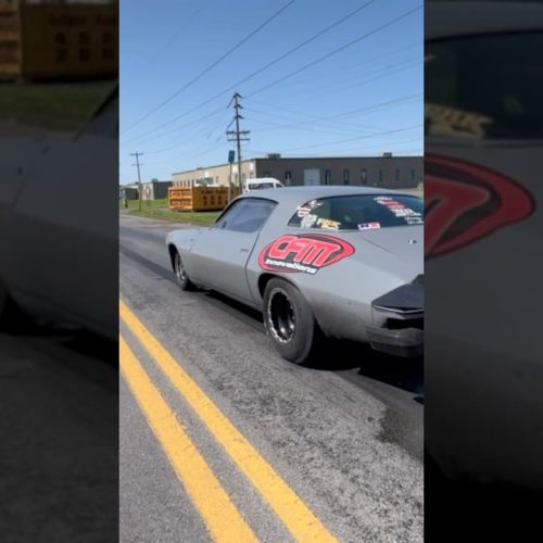 Thrilling Bare Road Test 🚀 | Small Tire Camaro Takes on No Prep Street Racing!