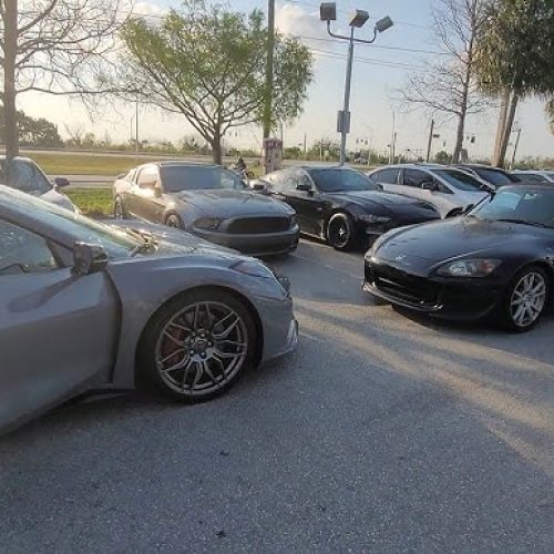 Turbocharged Honda S2000 Challenges Stock C8 Corvette Z06 in Street Showdown