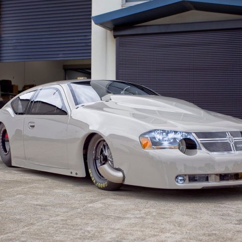 Warren Allen Unveils Powerful Radial-Tire Twin-Turbo Dodge Avenger
