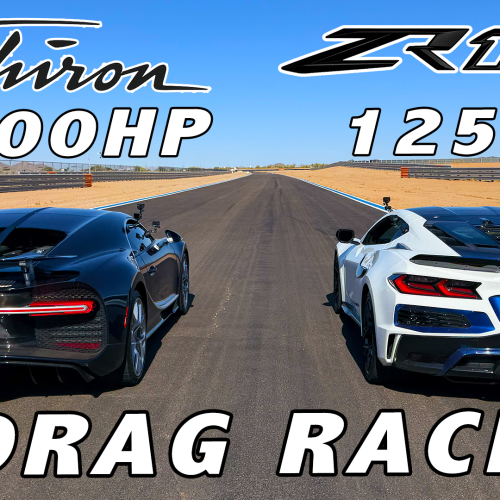 ZR1X Takes Down a 1,500 HP Bugatti Chiron in Epic Drag and Roll Race!